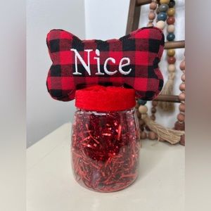 Brand New-Pet Treat Jar with Toy